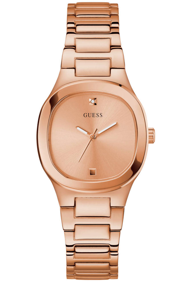 GUESS Female Rose Gold Analog Stainless Steel Watch GW0615L3