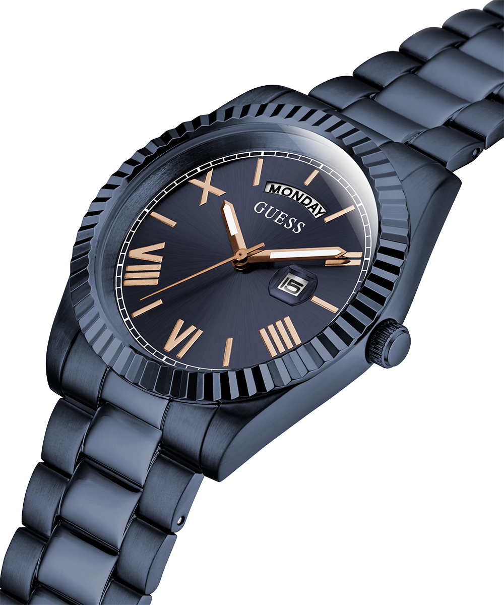 GUESS Mens Navy Day/Date Watch