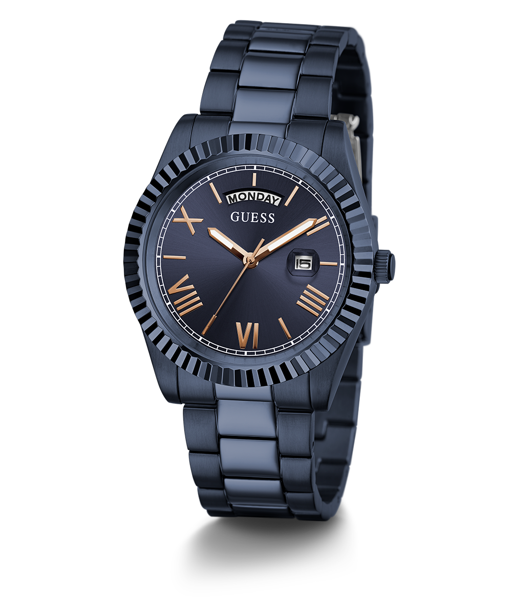 GUESS Mens Navy Day/Date Watch