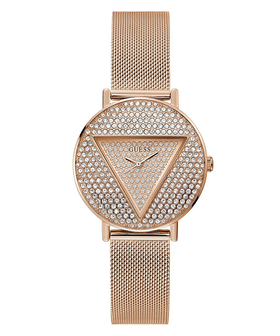 ROSE GOLD TONE CASE ROSE GOLD TONE STAINLESS STEEL/MESH WATCH
