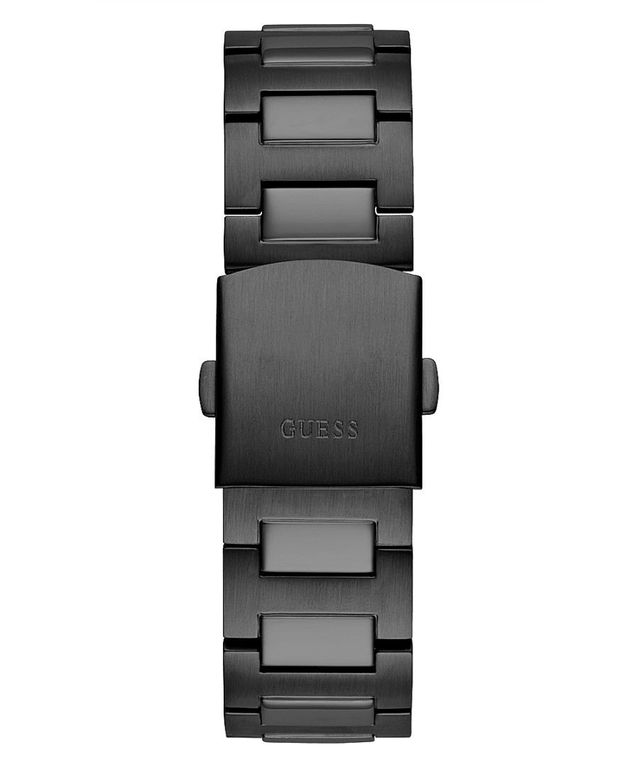 BLACK CASE BLACK STAINLESS STEEL WATCH