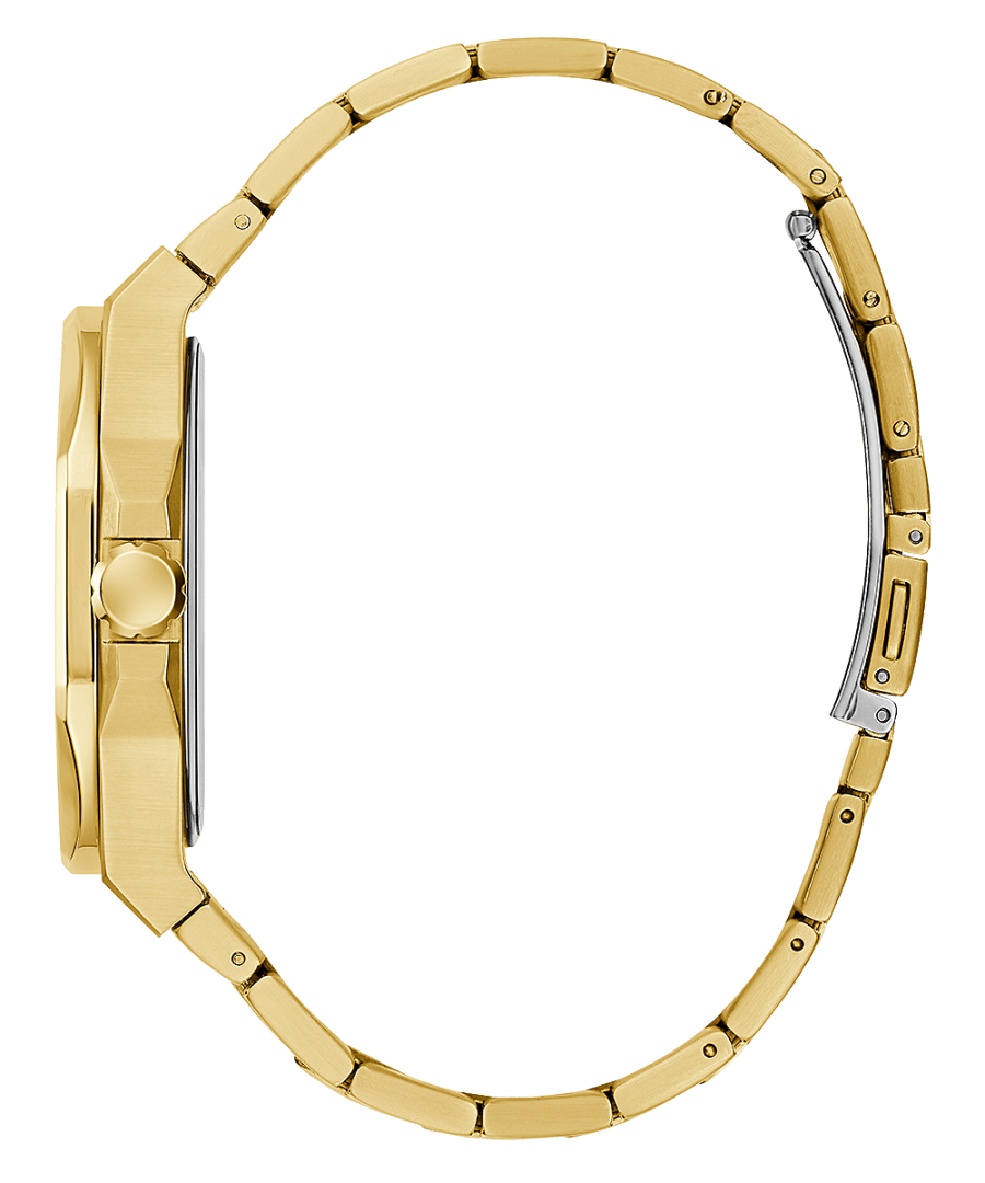 GOLD TONE CASE GOLD TONE STAINLESS STEEL WATCH