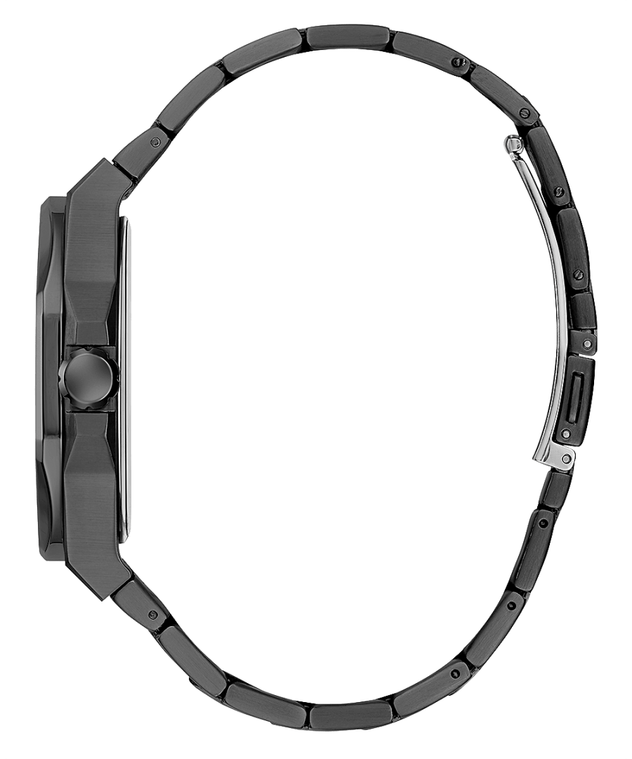 Black Case Black Stainless Steel Watch