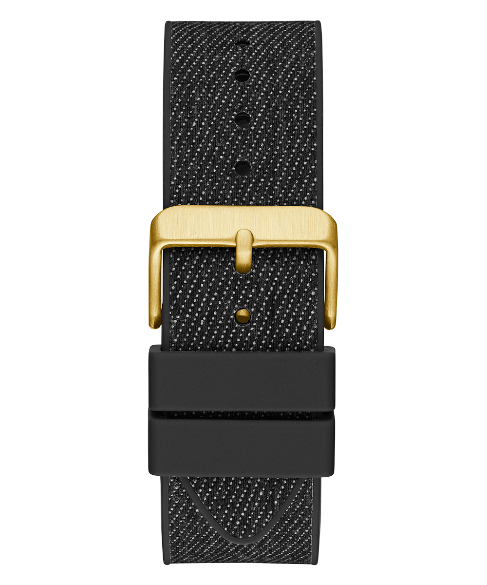 Guess Mens Black Gold Tone Multi-function Watch