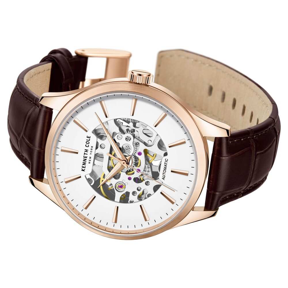 Kenneth Cole White Dial Automatic Watch for Men KCWGE2216901MN