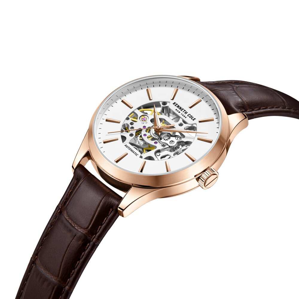 Kenneth Cole White Dial Automatic Watch for Men KCWGE2216901MN