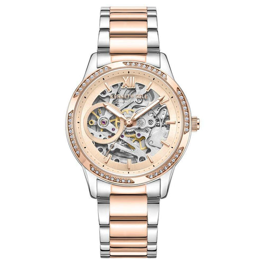Kenneth Cole Rose Gold Dial Automatic Watch for Women KCWLL0016402LD