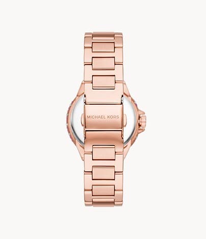 Michael Kors Mini-Camille Multifunction Rose Gold-Tone Stainless Steel Watch MK7273I
