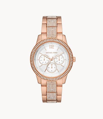 Michael Kors Tibby Multifunction Rose Gold-Tone Stainless Steel Watch MK7293