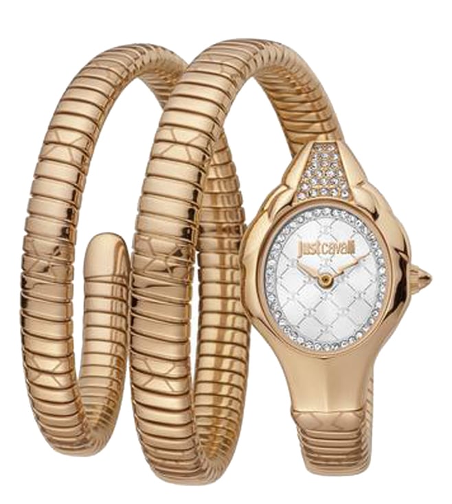 JUST CAVALLI JC1L189M0055 Snake Analog Watch for Women