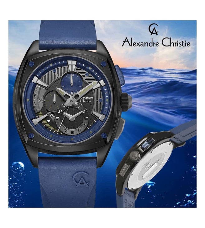 ALEXANDRE CHRISTIE Chronograph Watch for Men 6591MCRUBBU