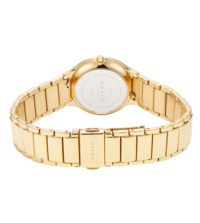 OBAKU V276LEGISG Acacie Cider Analog Watch for Women