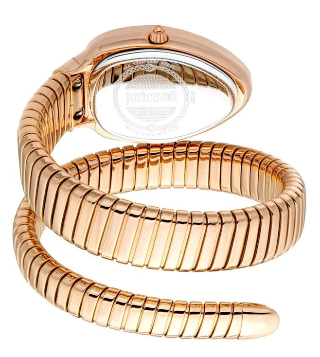 JUST CAVALLI JC1L227M0055 Serpente Logo Watch for Women
