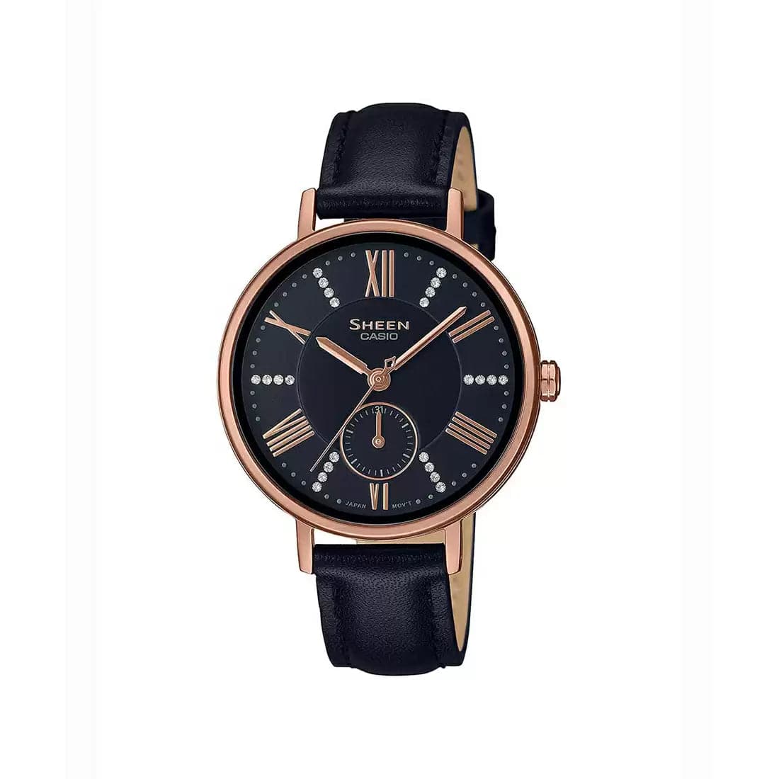Casio Sheen Pink Gold Ip - Women'S Watch Sh237