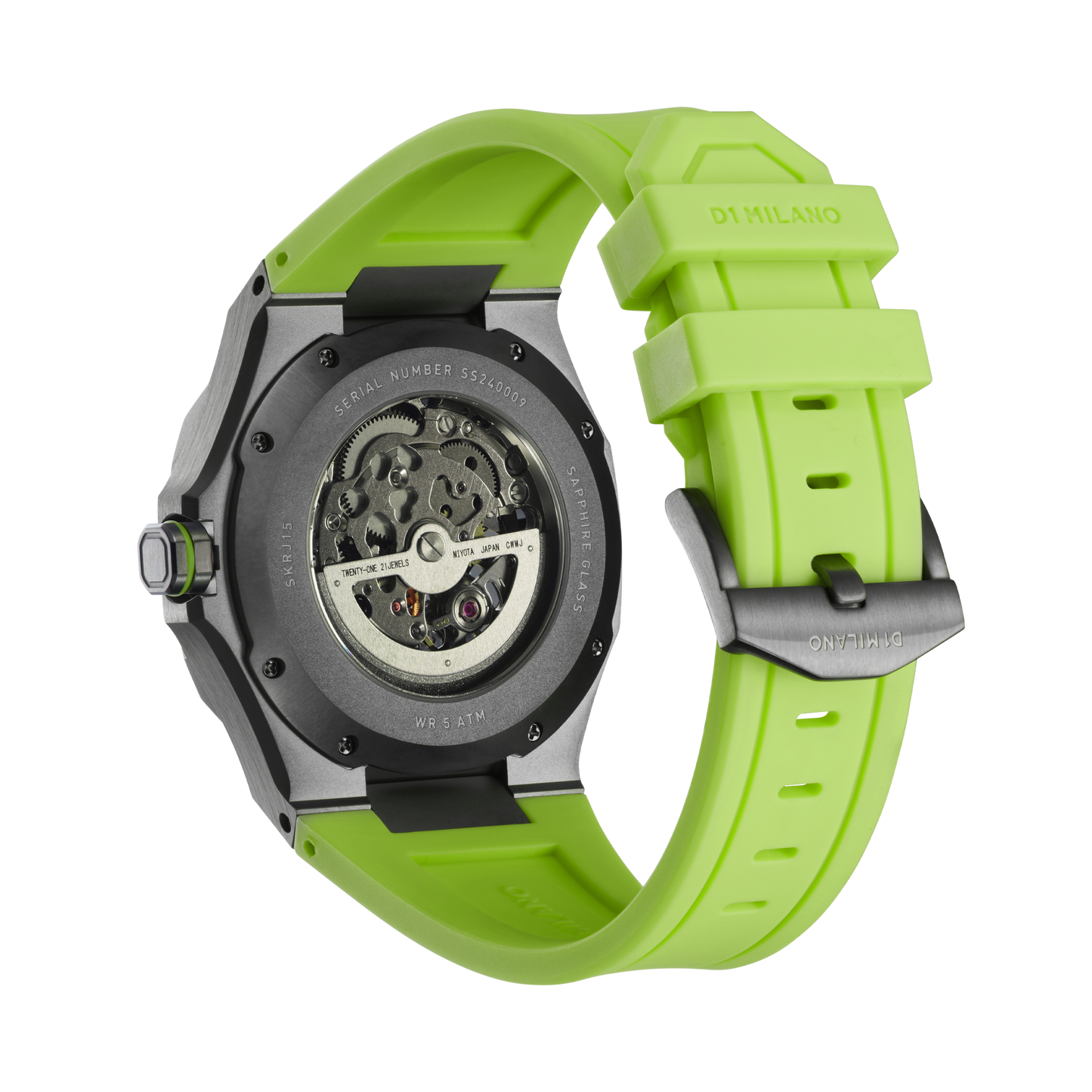 Skeleton Rubber 41.5 mm - Slice Lime
