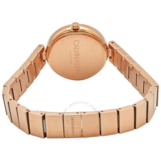 Calvin Klein Womens Authentic Silver Dial Metallic Analogue Watch - K8G23646