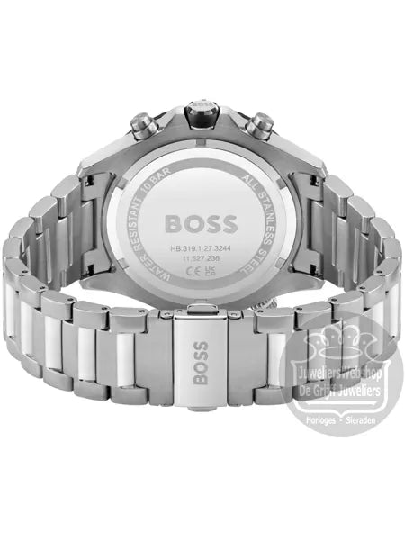 Hugo Boss Men's HB1513930 Chronograph Stainless Steel Watch with Green Dial