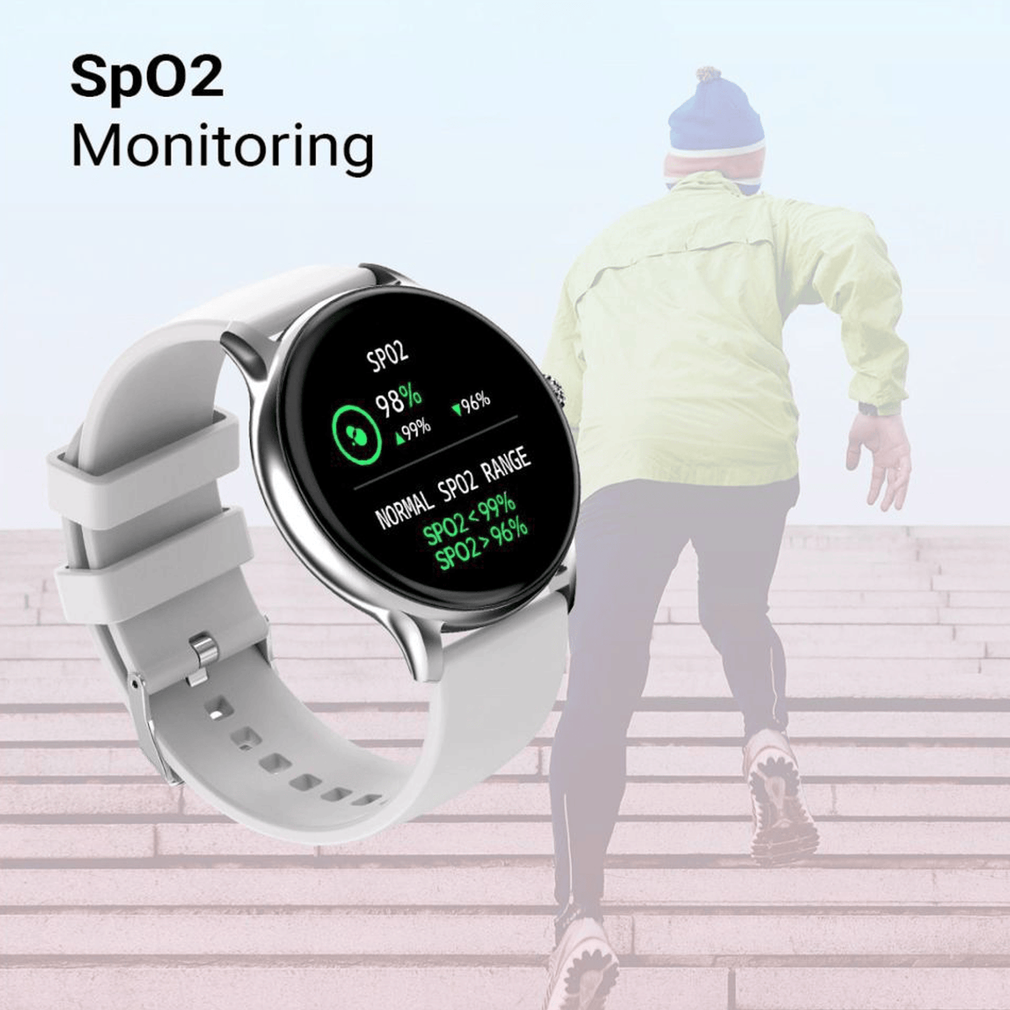 Fire-Boltt Hurricane Smartwatch BSW034 SILVER GREY
