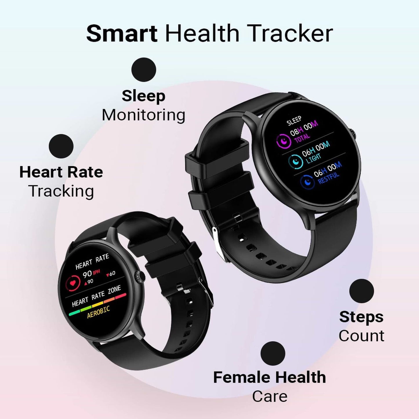 Fire-Boltt Hurricane Smartwatch BSW034 BLACK