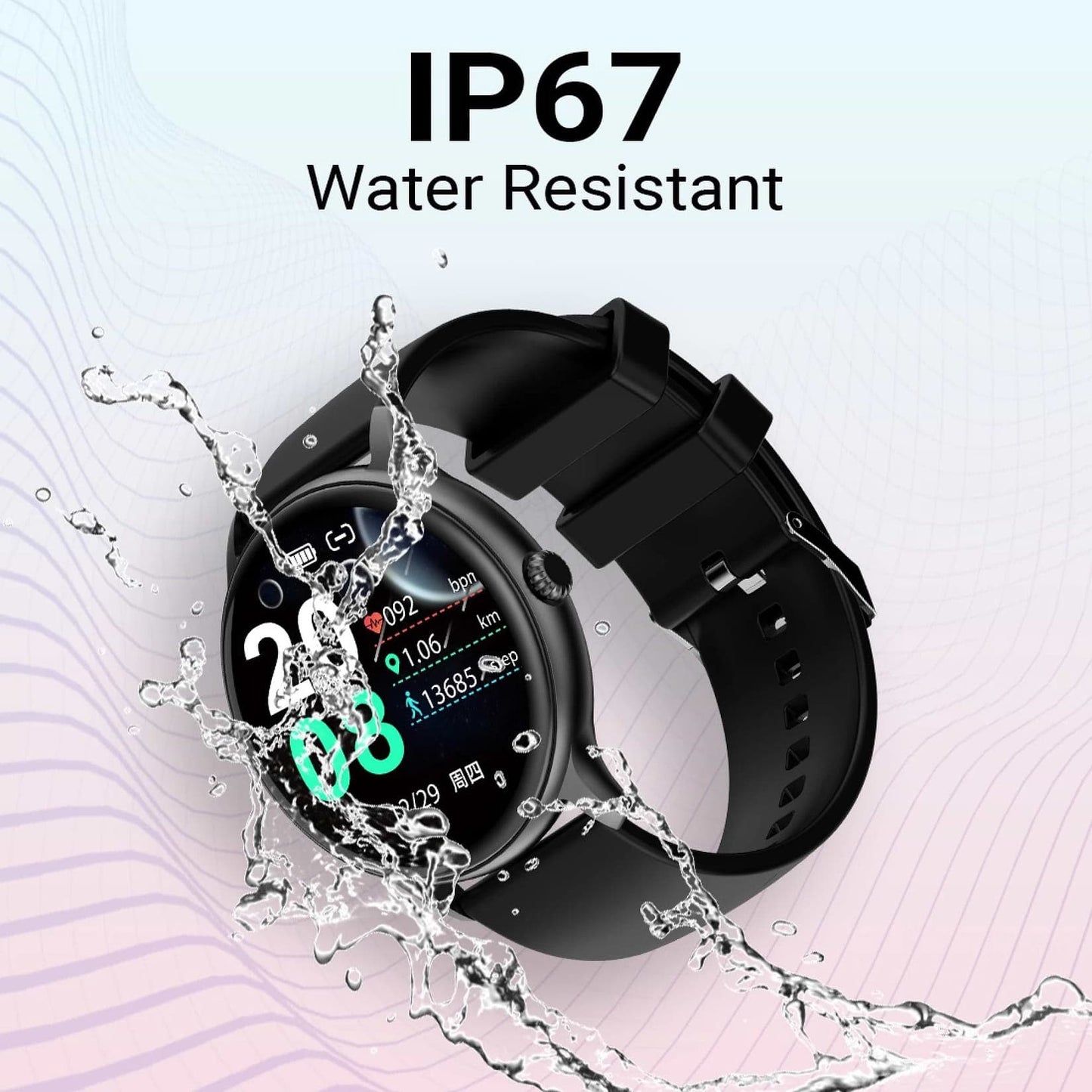 Fire-Boltt Hurricane Smartwatch BSW034 BLACK