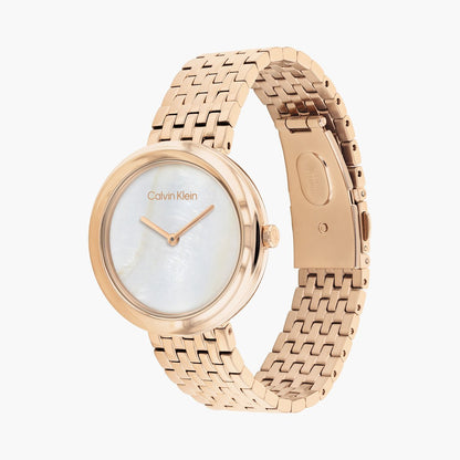 CALVIN KLEIN Twisted Bezel Women Analog Watch - 25200322