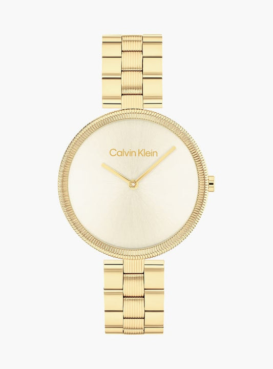 CALVIN KLEIN Gleam Women Analog Watch with Metal Strap - 25100014