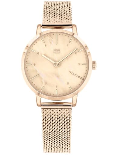 Tommy Hilfiger Rose-Gold Mop Dial Women'S Watch Th1782042