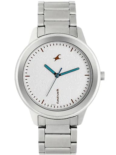 Fastrack Road Trip Analog White Dial Women'S Watch