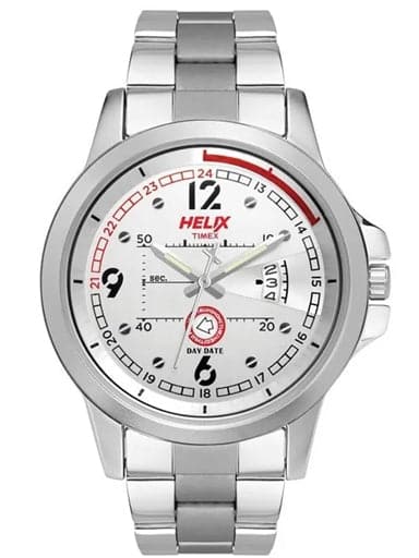 Timex Helix Silver Dial Men Watch Tw023Hg16