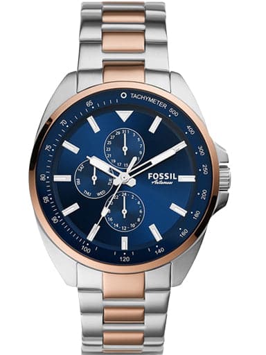 Fossil Autocross Multifunction Two-Tone Stainless Steel Watch