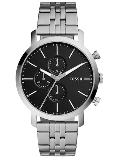 Fossil Luther Chronograph Stainless Steel Watch