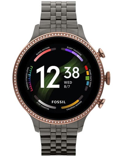 Fossil Gen 6 Smartwatch Gunmetal Stainless Steel
