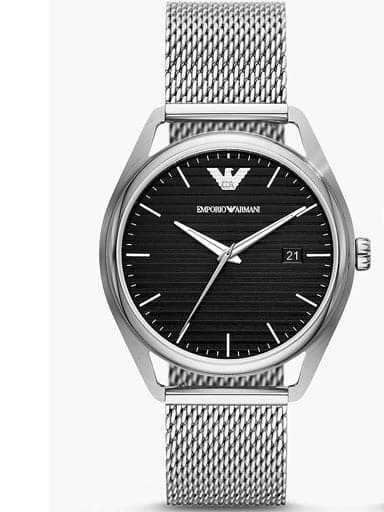 Emporio Armani Analog Black Dial Men'S Watch-Ar80055