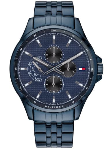 Tommy Hilfiger Blue Dial Stainless Steel Strap Watch Ncth1791618