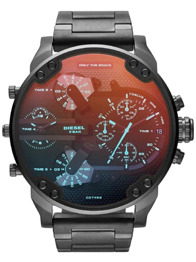 Diesel Mr. Daddy Chronograph Gunmetal-Tone Stainless Steel Watch Dz7452I