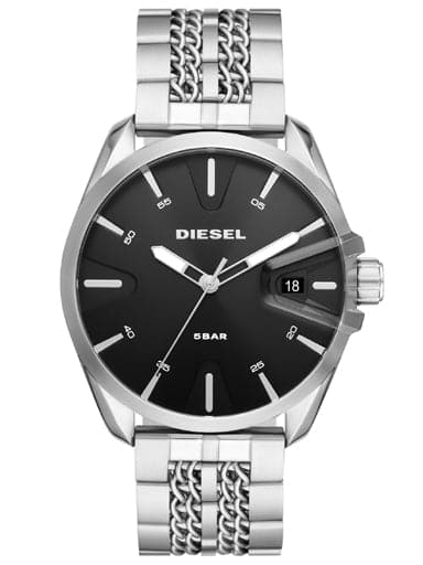 Diesel Ms9 Three-Hand Date Stainless Steel Watch Dz1974I