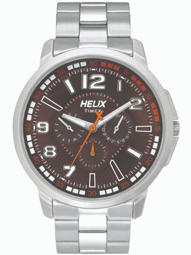 Helix Sporty Multi Function Stainless Steel Bracelet Watch Tw027Hg29