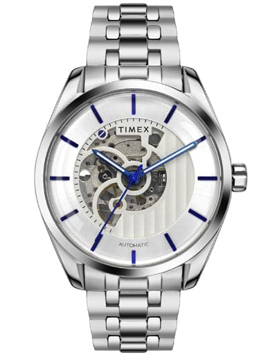 Timex Automatic Analog Silver Dial Men'S Watch Tweg17500