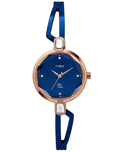 Timex Fria Analog Turquoise Dial Women'S Watch Twel15102