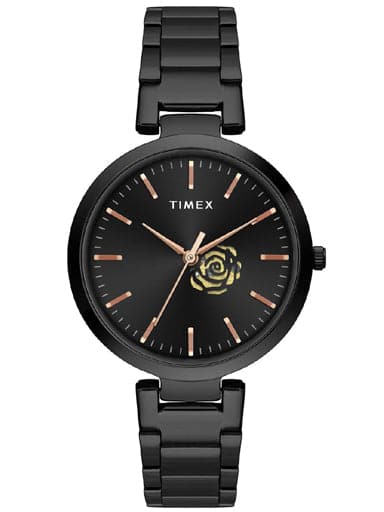 Timex Analog Black Dial Women'S Watch Tw000X225