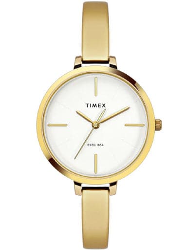 Timex Women'S Silver Dial Watch Twel12820