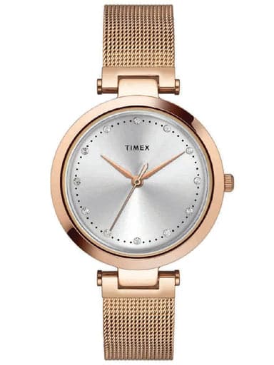 Timex Premium Silver Dial Watch Twel11823