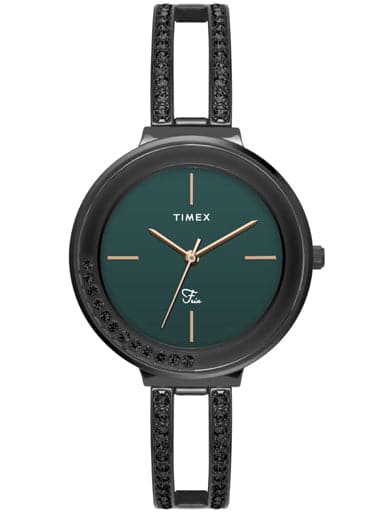 Timex Analog Green Dial Women'S Watch Twel13505