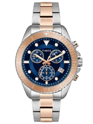 Timex Mens Blue Dial Watch Tweg20101