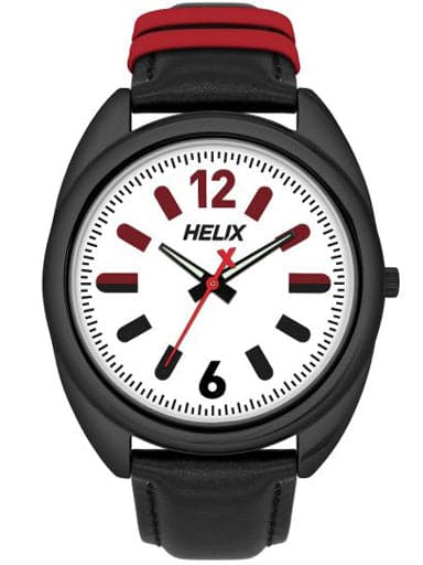 Helix Trendy 45Mm Leather Strap Watch Tw038Hg03