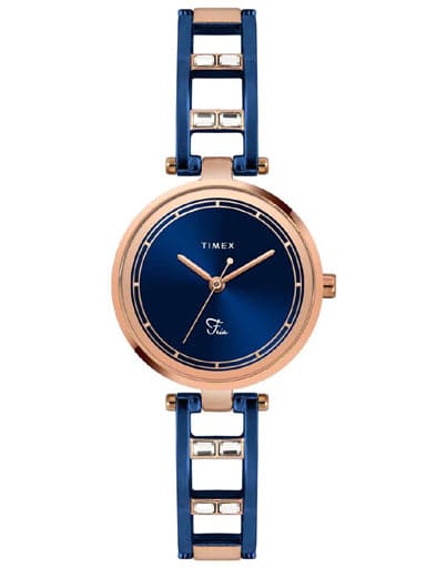 Timex Fria Analog Turquoise Dial Women'S Watch Twel15303