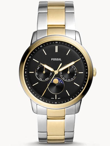 Fossil Neutra Minimalist Multifunction Two-Tone Stainless Steel Watch Fs5906I
