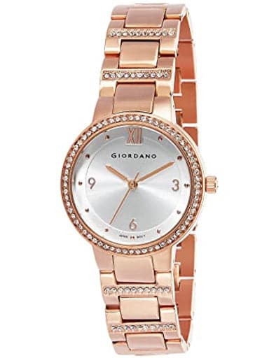 Giordano Analog Silver Dial Women'S Watch 2926-33
