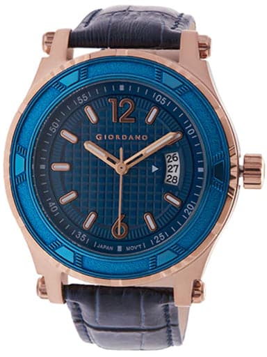 Giordano Analog Blue Dial Men'S Watch Gd-1012-02