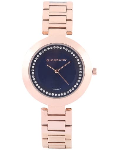 Giordano Analogue Blue Dial Women'S Watch 2975-44